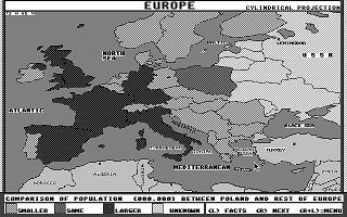 Geography Tutor atari screenshot